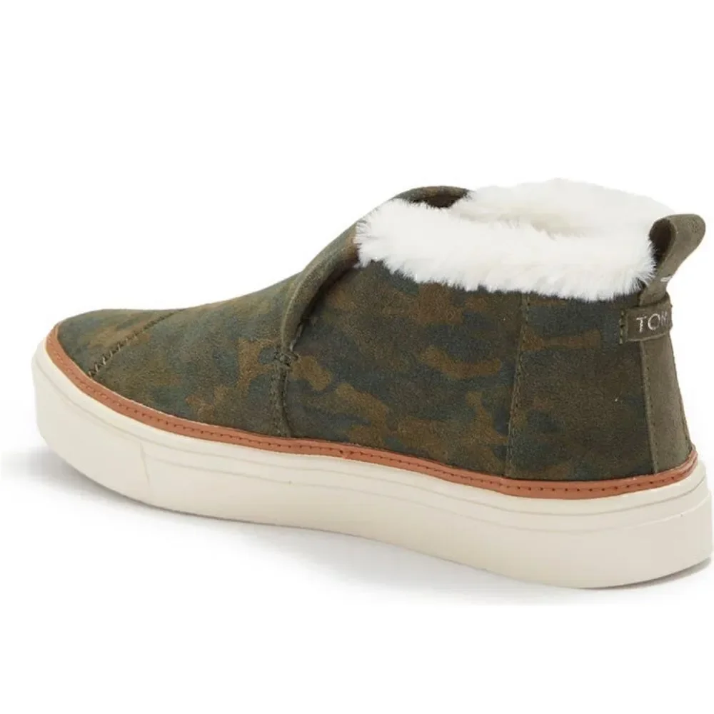 Toms Women’s Paxton faux fur trimmed sneaker size 6; 6,5; 7; 7,5 NIB